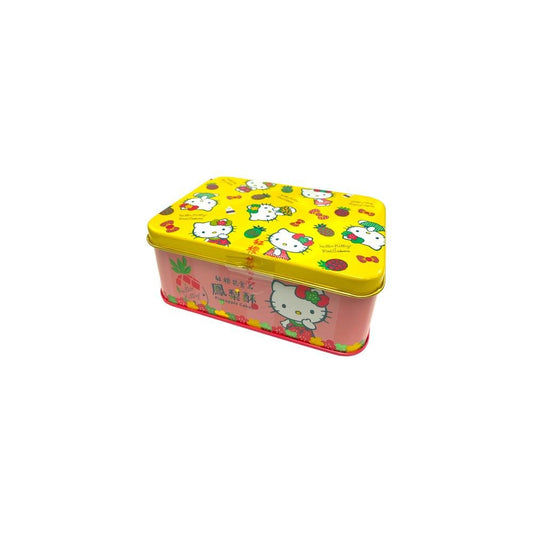 redSakura Hello Kitty Square Tin Pineapple Cakes