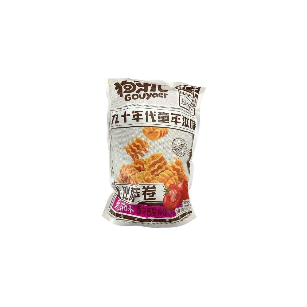 GouYaEr Crispy Pizza Cracker Tomato Flavor