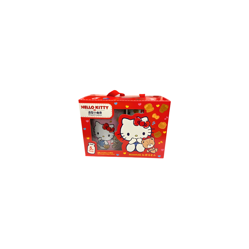 Red Sakura Hello Kitty Cookies - Milk & Chocolat