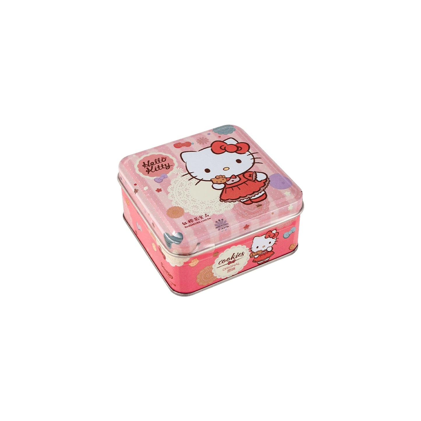 redSakura Hello Kitty Square Tin Cookies (butter)