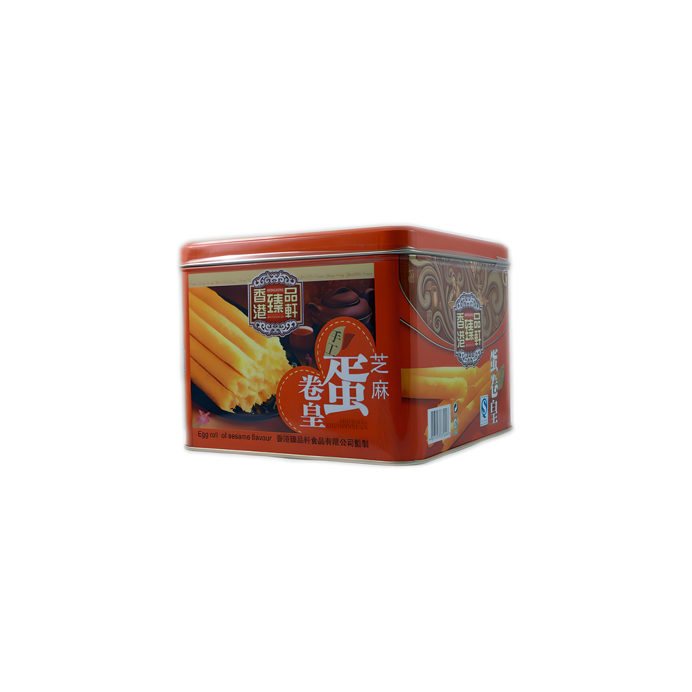 hongKongZhunPinXuan Eggroll Tin Box - Sesame